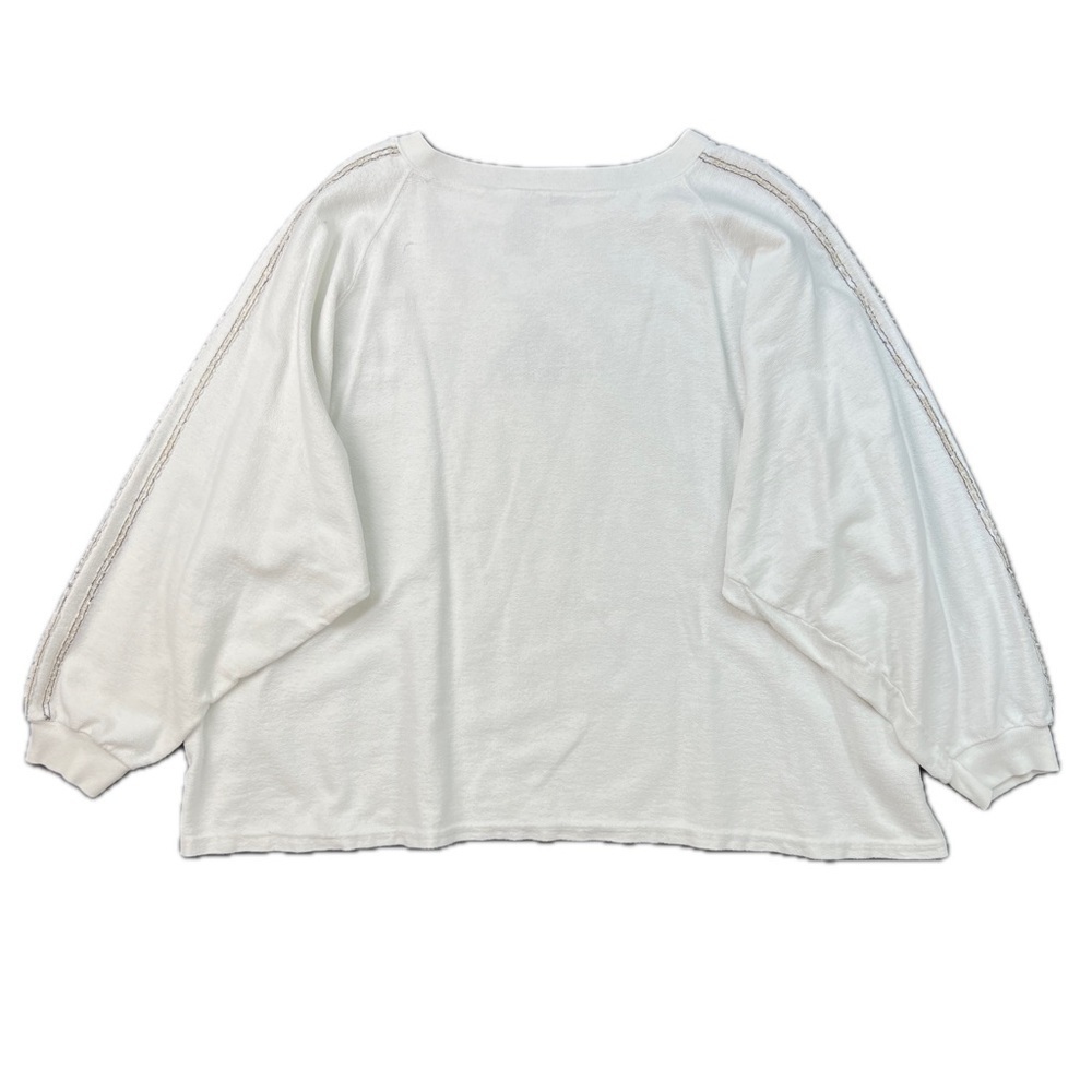 90s Vintage Embroidered Logo Adidas Raglan Sweatshirt - Picture 2 of 10